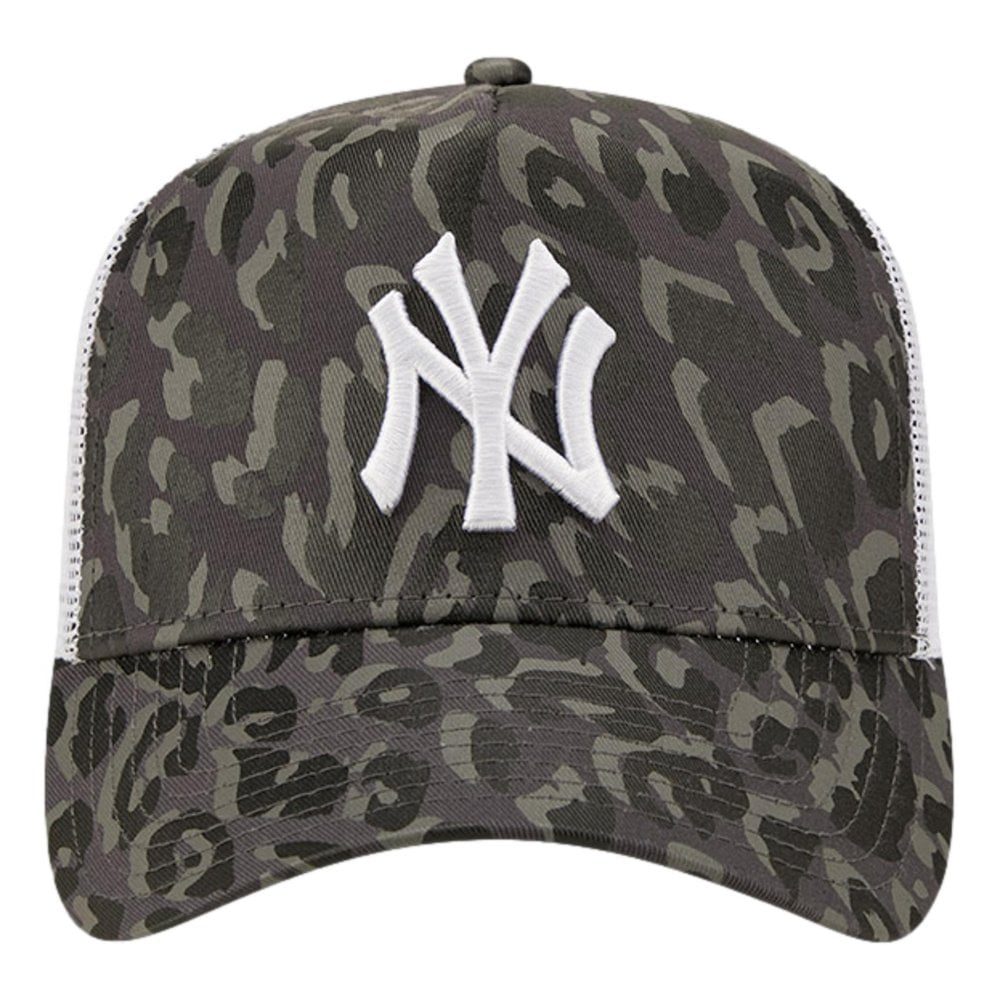 New Era 940 A-Frame New York Yankees Black Tiger Camo Cap